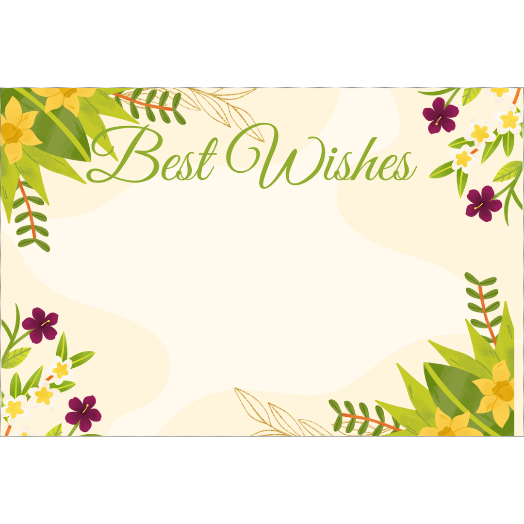 Best Wishes - Greeting Card