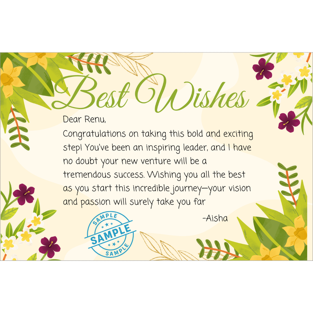 Best Wishes - Greeting Card