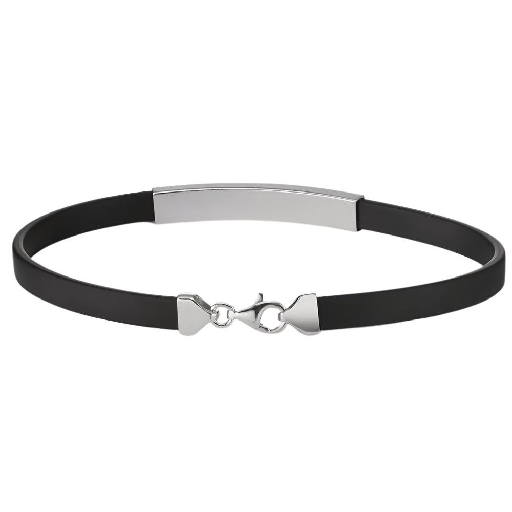 Valor Engravable 925 Sterling Silver Bracelet For Men