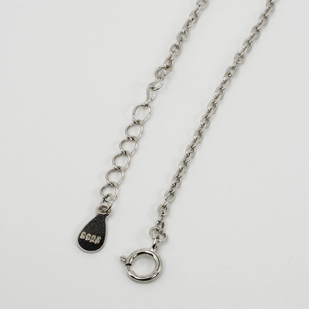 Enchanted Heartbeat Solitaire Charm 925 Silver Necklace