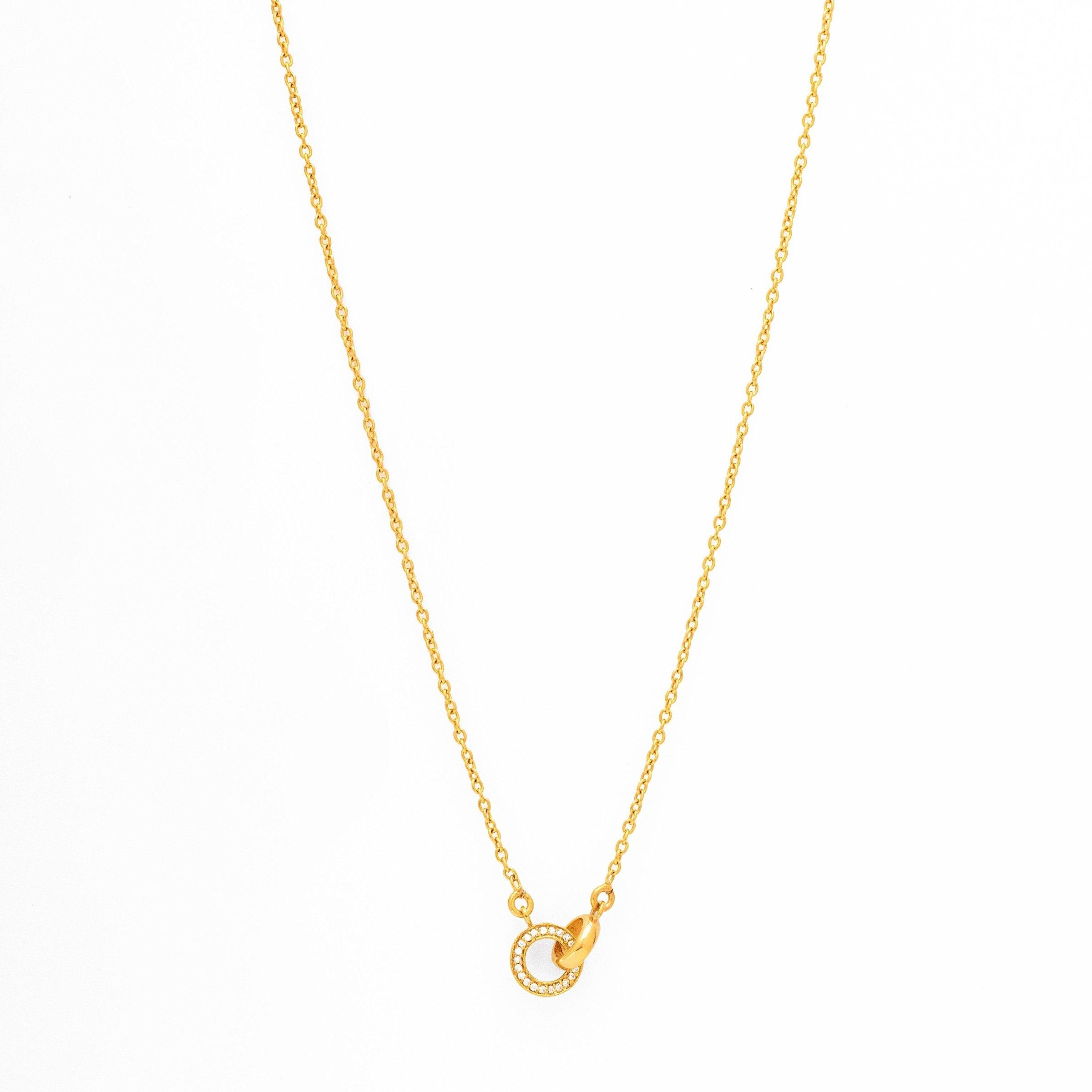 Eternal Bond of Strength Linked 925 Silver Necklace