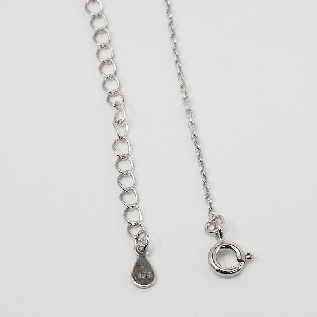 Ganesha's Rhodium Blessing Pendant 925 Silver: Divine Sparkle