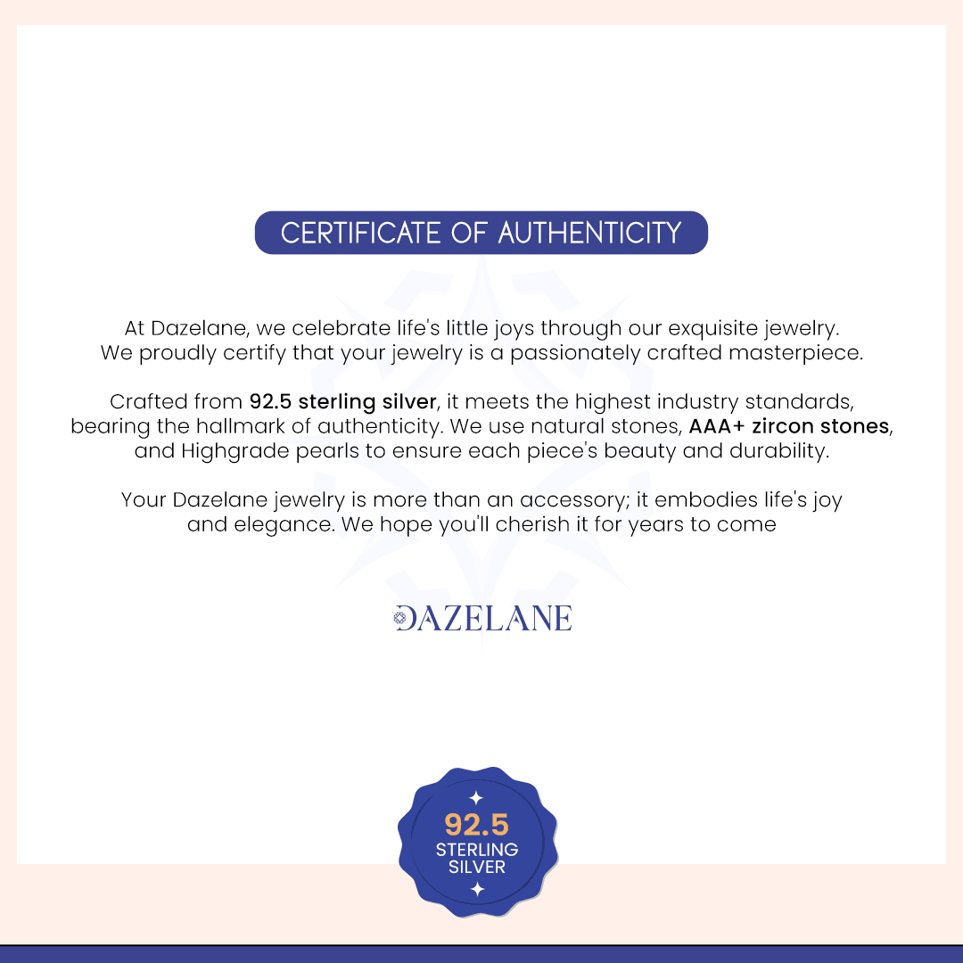 Serene Sparkle Sui Dhaga 925 Silver Rhodium Plated