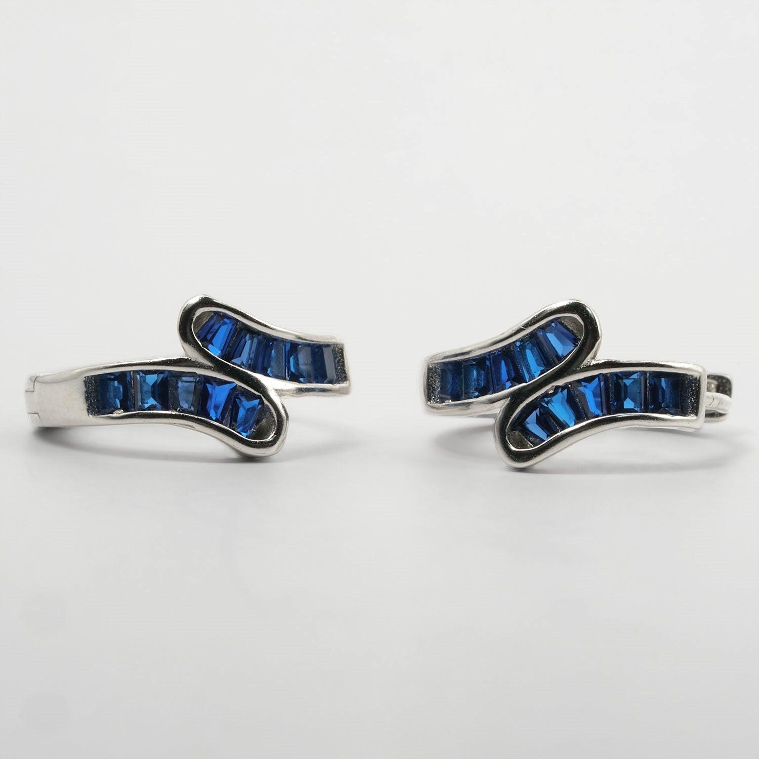 blue-huggie-earrings-925-silver