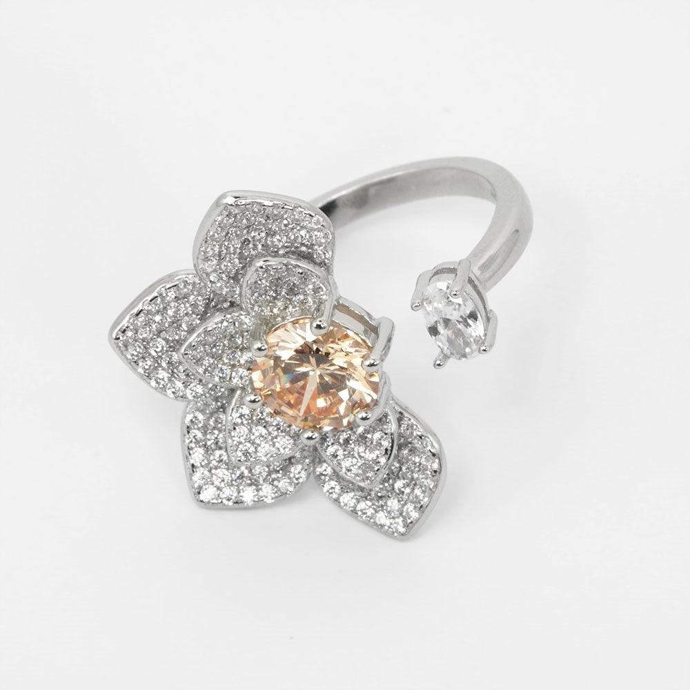 flower-925-silver-ring 3