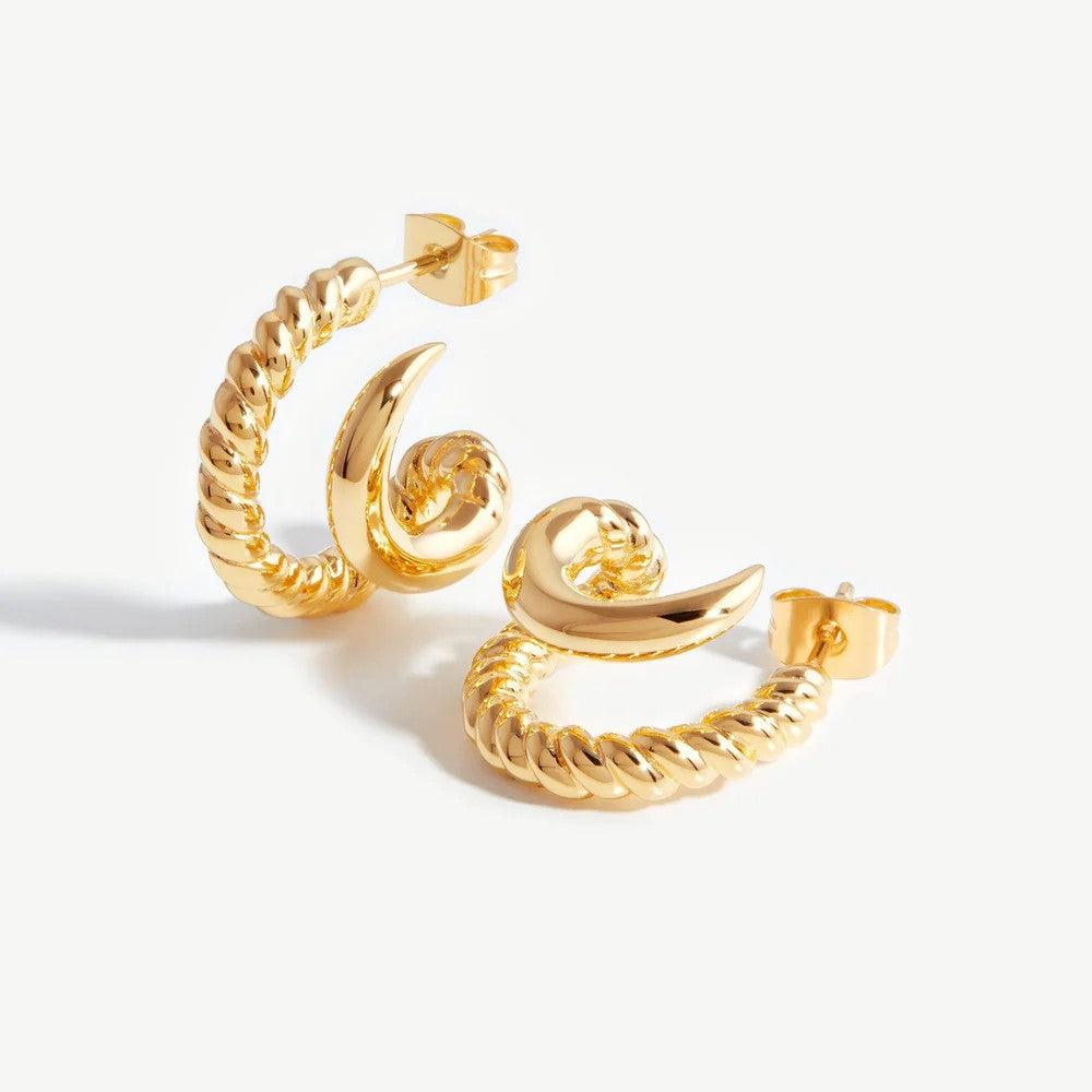 golden-spiral-925-silver-earrings