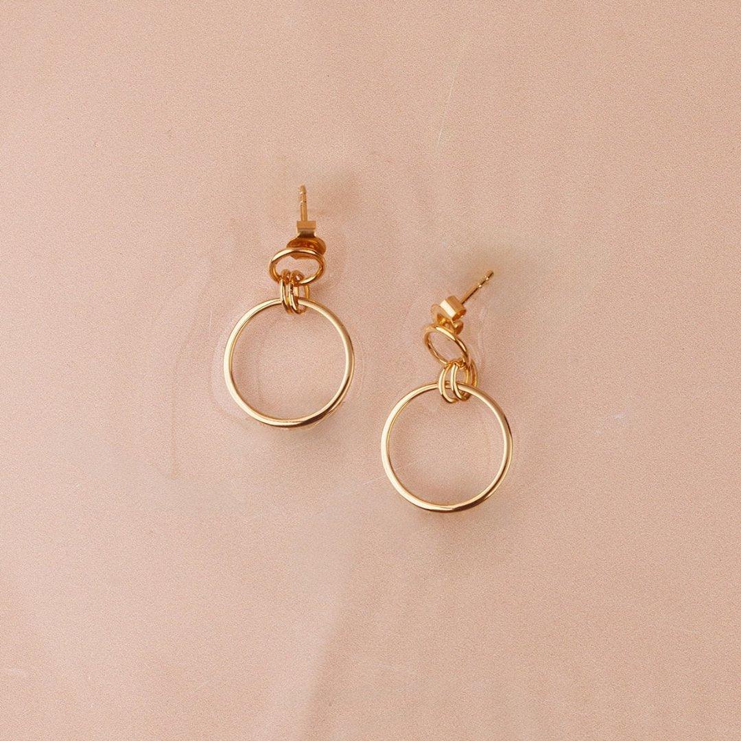 linked-18k-gold-plated-925-Silver-studs