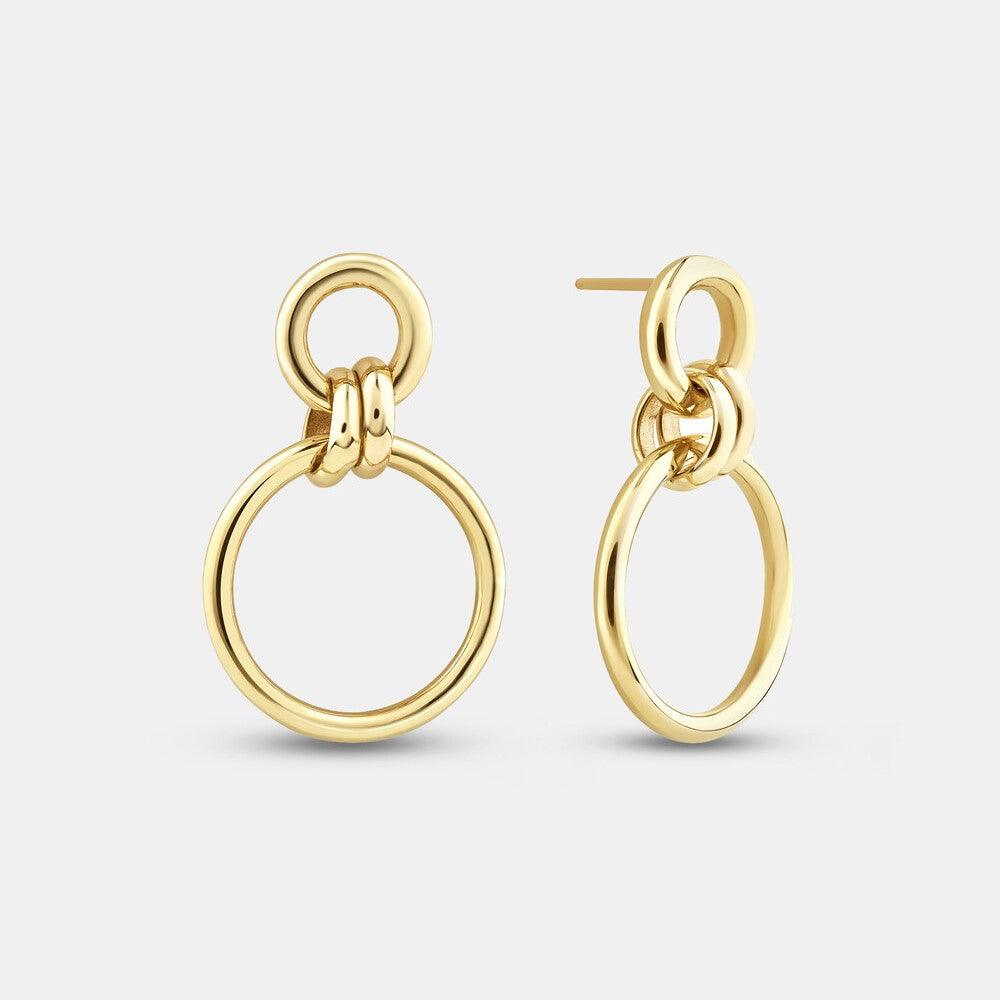 linked-18k-gold-plated-925-Silver-studs