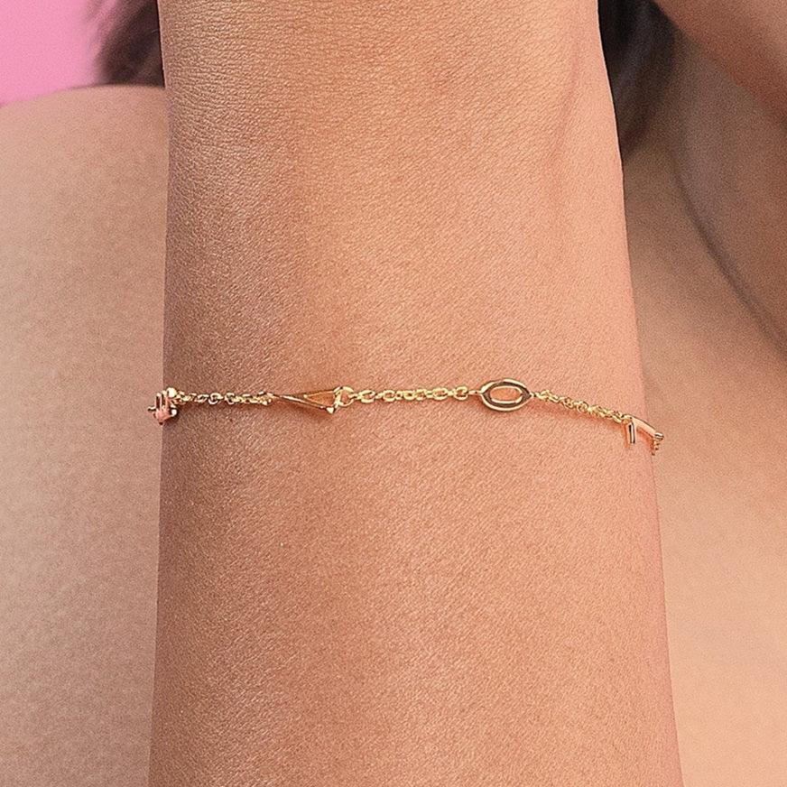 love-18k-gold-925-silver-bracelet