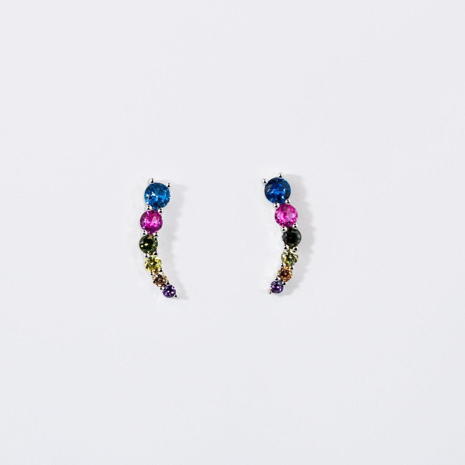 rainbow-925-silver-stud-earrings